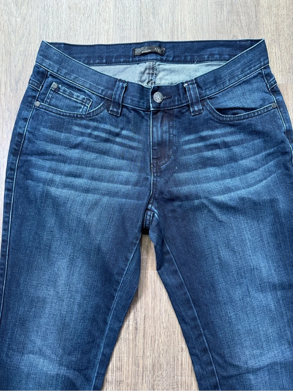 PrAna Organic Cotton Skinny Jeans Dark Wash Size 4/27